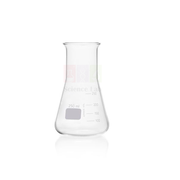 Flask, Conical, Wide Neck